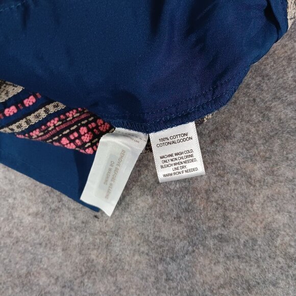 Ann Taylor Loft‎ Short Womens 00 Multicolor Embroidered 100% Cotton - Picture 4 of 7